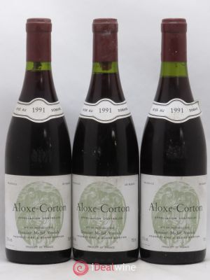 Aloxe-Corton Michel Voarick 1991 - Lot of 3 Bottles