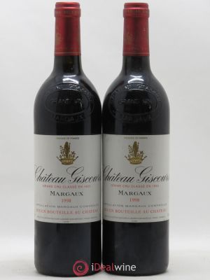Château Giscours 3ème Grand Cru Classé  1998 - Lot of 2 Bottles