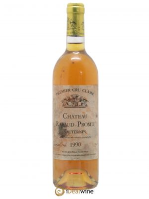 Château Rabaud Promis 1er Grand Cru Classé  1990 - Lot of 1 Bottle