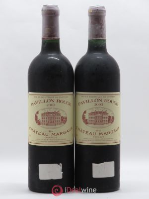 Pavillon Rouge du Château Margaux Second Vin  2003 - Lot of 2 Bottles