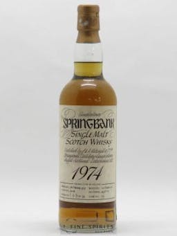 Springbank 1974 Of. Single Cask 153 2000 Release   - Lot of 1 Bottle
