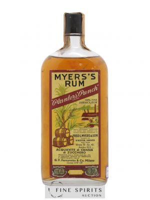 Myers's Of. Planter's Punch Ferraretto Import   - Lot of 1 Bottle