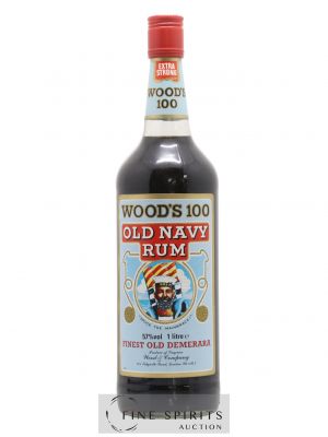 Wood's 100 Of. Old Navy Rum Extra Strong (sans prix de réserve)  - Lot de 1 Litre