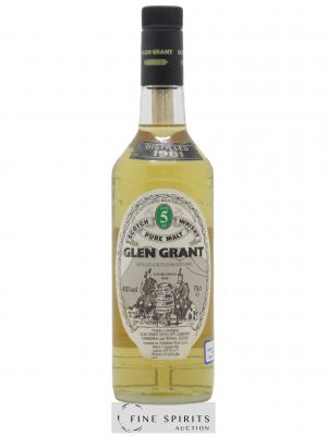 Glen Grant 5 years 1981 Of. Seagram Import   - Lot of 1 Bottle