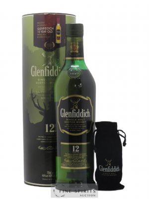 Glenfiddich Of. Glenfiddich 15 years - Glenfiddich 12 years Coffret 1x5cl 1x70cl   - Lot of 1 Bottle