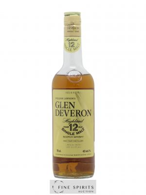 Glen Deveron 12 years Of. William Lawson's (sans prix de réserve)  - Lot de 1 Bouteille
