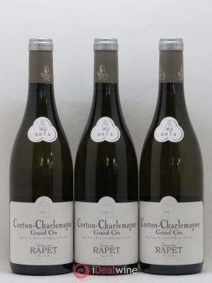 Corton-Charlemagne Grand Cru Rapet Père & Fils  2015 - Lot of 3 Bottles