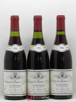 Savigny-lès-Beaune 1er Cru Les Marconnets Simon Bize et Fils  1986 - Lot of 3 Bottles