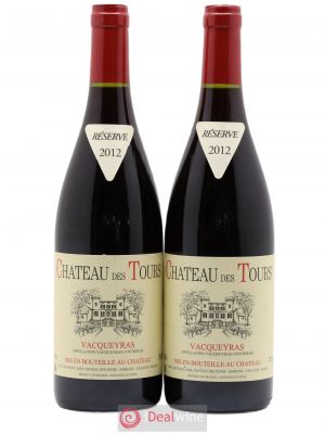 Vacqueyras Château des Tours E.Reynaud  2012 - Lot of 2 Bottles