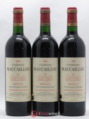 Château Maucaillou  1995 - Lot of 3 Bottles