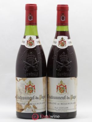 Châteauneuf-du-Pape Paul Coulon & Fils (no reserve) 1980 - Lot of 2 Bottles