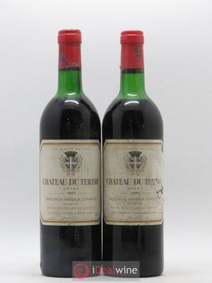 Château du Tertre 5ème Grand Cru Classé  1983 - Lot of 2 Bottles