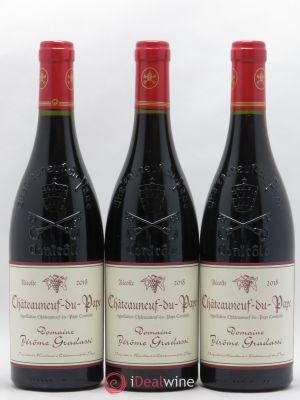 Châteauneuf-du-Pape Jerôme Gradassi 2018 - Lot of 3 Bottles