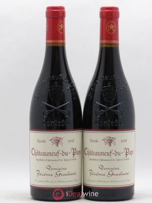 Châteauneuf-du-Pape Jerôme Gradassi 2018 - Lot of 2 Bottles