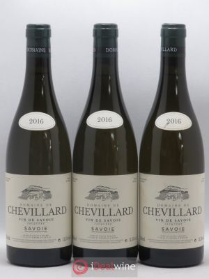 Vin de Savoie Jacquere Domaine de Chevillard 2016 - Lot of 3 Bottles