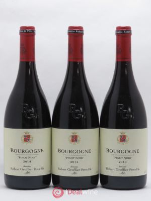 Bourgogne Robert Groffier Père & Fils (Domaine)  2014 - Lot of 3 Bottles