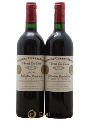 Château Cheval Blanc 1er Grand Cru Classé A 1998 - Lot de 2 Bouteilles