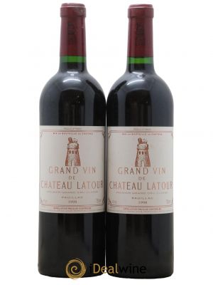 Château Latour 1er Grand Cru Classé  1998 - Posten von 2 Flaschen