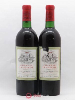 Château Peyrabon Cru Bourgeois (no reserve) 1972 - Lot of 2 Bottles