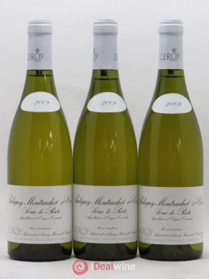Puligny-Montrachet 1er Cru Sous le Puits Leroy SA  2009 - Lot of 3 Bottles
