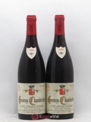 Gevrey-Chambertin 1er Cru Lavaux Saint Jacques Armand Rousseau (Domaine)  2008 - Lot of 2 Bottles