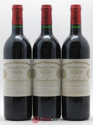 Château Cheval Blanc 1er Grand Cru Classé A  1994 - Lot de 3 Bouteilles