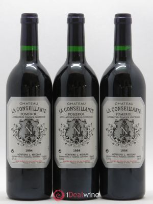 Château la Conseillante  1994 - Lot of 3 Bottles