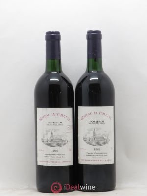 Château la Violette  1989 - Lot of 2 Bottles