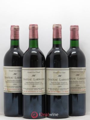 Château Larmande Grand Cru Classé  1989 - Lot of 4 Bottles