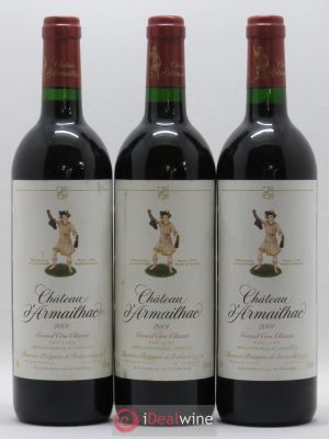Château d'Armailhac - Mouton Baron(ne) Philippe 5ème Grand Cru Classé  2001 - Lot of 3 Bottles