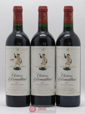 Château d'Armailhac - Mouton Baron(ne) Philippe 5ème Grand Cru Classé  1997 - Lot of 3 Bottles