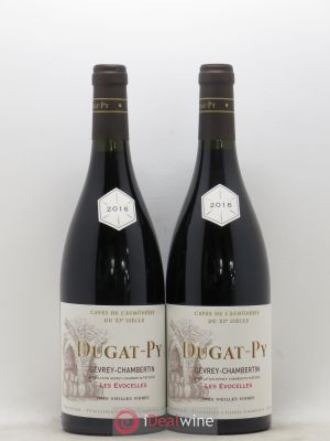 Gevrey-Chambertin Les Evocelles Vieilles Vignes Bernard Dugat-Py  2016 - Lot de 2 Bouteilles