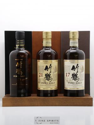 Taketsuru Of. Box 17 & 21 & 25 years Nikka Whisky   - Lot de 3 Bouteilles