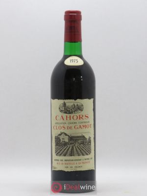 Cahors Clos de Gamot famille Jouffreau  1975 - Lot of 1 Bottle
