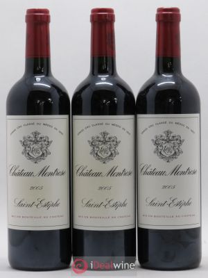 Château Montrose 2ème Grand Cru Classé  2005 - Lot of 3 Bottles