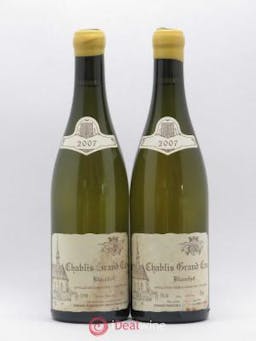 Chablis Grand Cru Blanchot Raveneau (Domaine)  2007 - Lot of 2 Bottles