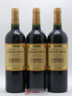 Château Lalande Borie  2008 - Lot of 3 Bottles