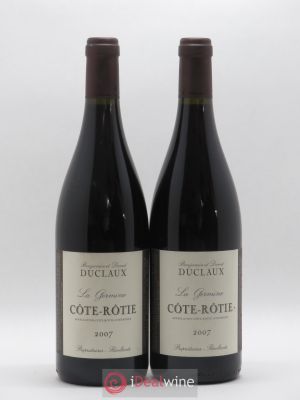Côte-Rôtie La Germine Duclaux  2007 - Lot of 2 Bottles