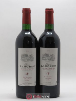 Lalande-de-Pomerol Château Laborde (no reserve) 2003 - Lot of 2 Bottles
