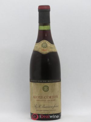 Aloxe-Corton Barrieres Frères 1969 - Lot de 1 Bouteille