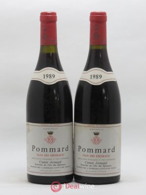Pommard 1er Cru Clos des Epeneaux Comte Armand  1989 - Lot de 2 Bouteilles