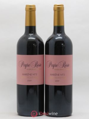 Vin de France (anciennement Coteaux du Languedoc) Peyre Rose Marlène n°3 Marlène Soria  2009 - Lot de 2 Bouteilles