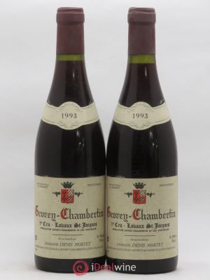 Gevrey-Chambertin 1er Cru Lavaux Saint Jacques Denis Mortet (Domaine)  1993 - Lot of 2 Bottles