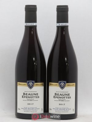Beaune 1er Cru Epenottes Ballot Millot 2017 - Lot of 2 Bottles