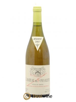 Côtes du Rhône Château de Fonsalette Emmanuel Reynaud  2007 - Lot of 1 Bottle