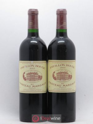 Pavillon Rouge du Château Margaux Second Vin  2003 - Lot of 2 Bottles