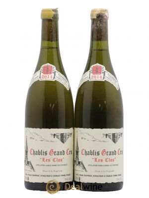 Chablis Grand Cru Les Clos Vincent Dauvissat (Domaine) 2014 - Lot de 2 Bottles
