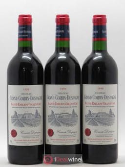 Château Grand Corbin Despagne Grand Cru Classé  1999 - Lot of 3 Bottles