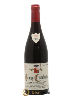 Gevrey-Chambertin 1er Cru Les Cazetiers Armand Rousseau (Domaine)  2005 - Lot of 1 Bottle