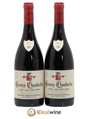 Gevrey-Chambertin 1er Cru Les Cazetiers Armand Rousseau (Domaine)  2013 - Lot of 2 Bottles